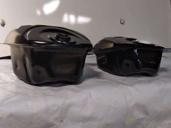 Pasang tangki custom 6 liter di Yamaha Lexi LX 155 