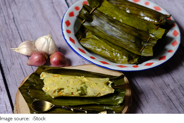 Pepes Udang Tofu