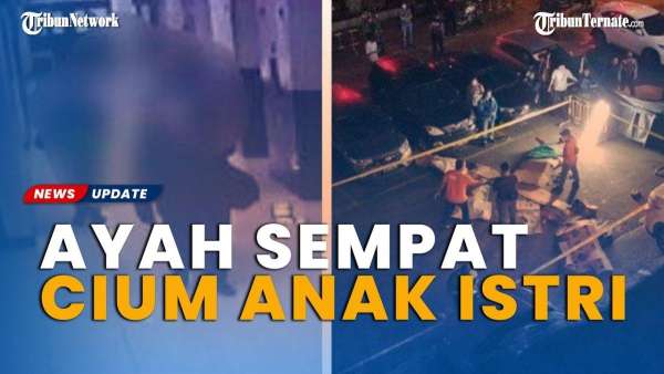 Satu keluarga terjun dari lantai 21 apartemend di Jakarta Utara, sang ayah sempat cium kening istri dan dua anaknya.