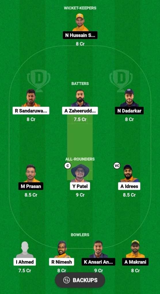 KS vs NCMI Dream11 Prediction Fantasy Cricket Tips Dream11 Team Kuwait Ramadan T10 Elite League 2024 