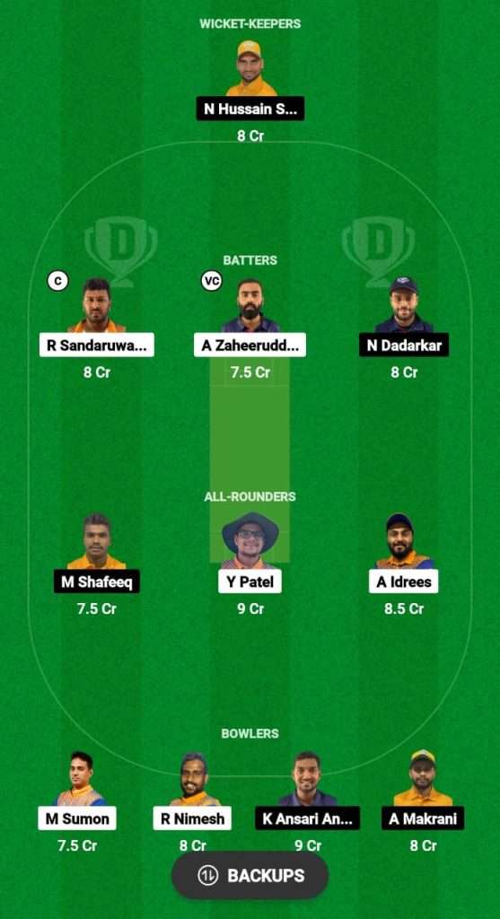 KS vs NCMI Dream11 Prediction Fantasy Cricket Tips Dream11 Team Kuwait Ramadan T10 Elite League 2024 