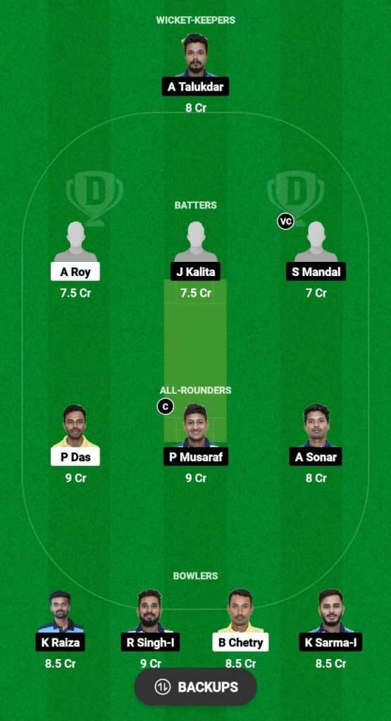 NBC vs NSC Dream11 Prediction Fantasy Cricket Tips Dream11 Team Guwahati Premier League 