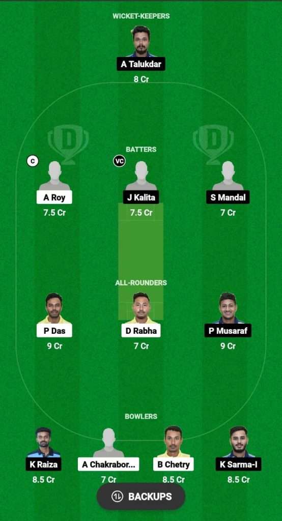 NBC vs NSC Dream11 Prediction Fantasy Cricket Tips Dream11 Team Guwahati Premier League 