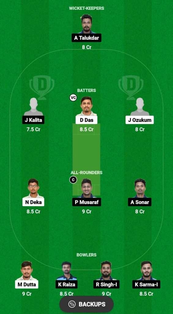 SCC vs NSC Dream11 Prediction Fantasy Cricket Tips Dream11 Team Guwahati Premier League 