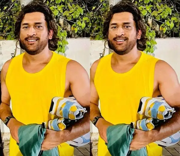 MS Dhoni Flexes Biceps in Latest Pictures Ahead of IPL 2024
