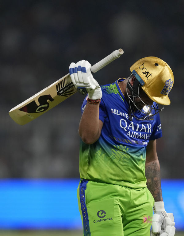 Karan Sharma was out after scoring 20 runs in 7 balls.