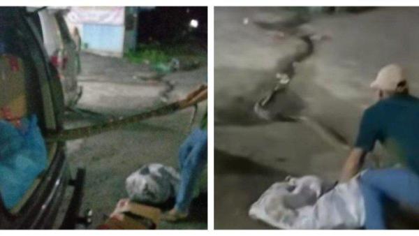 Seorang sopir mobil travel panik mendapatkan paket mengerikan be