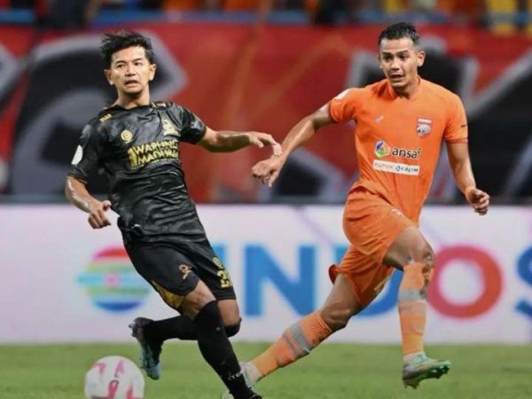 Borneo FC vs Madura United pada semifinal leg II championship series Liga 1 2023/2024 di Stadion Batakan. 
