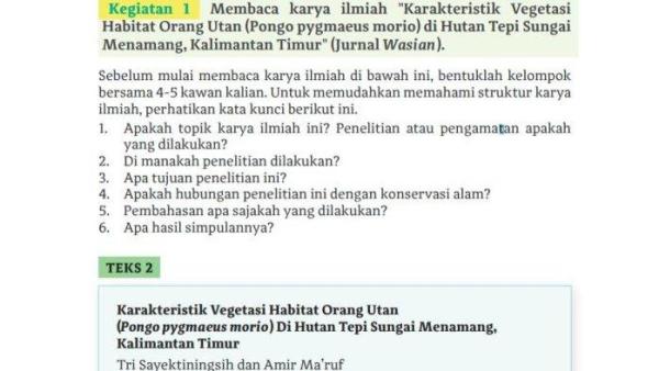 Soal buku Bahasa Indonesia Kelas 11 halaman 181 Kurikulum Merdeka - Ku