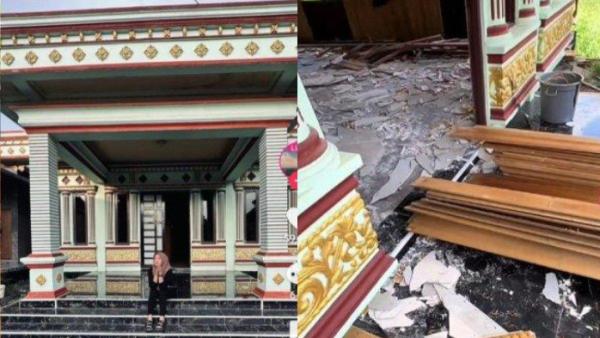 Wanita hancurkan rumah daripada diminta ganti rugi tanah mertuanya