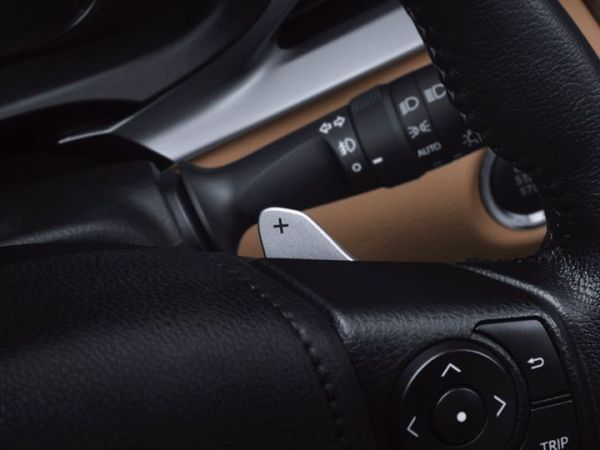 Ilustrasi Paddle shift di mobil Toyota
