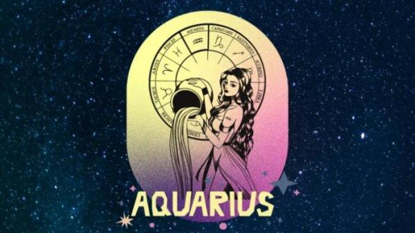 Lambang dan simbol zodiak Aquarius.