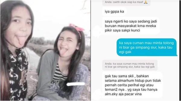 Akhirnya muncul pengakuan dari Linda, sahabat Vina Cirebon yang sempat kerasukan arwah korban.