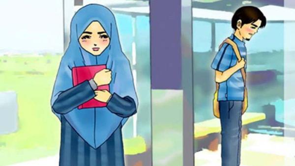 menundukkan kepala bb