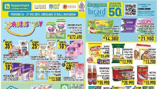 Katalog Promo Hypermart hingga 27 Mei 2024.