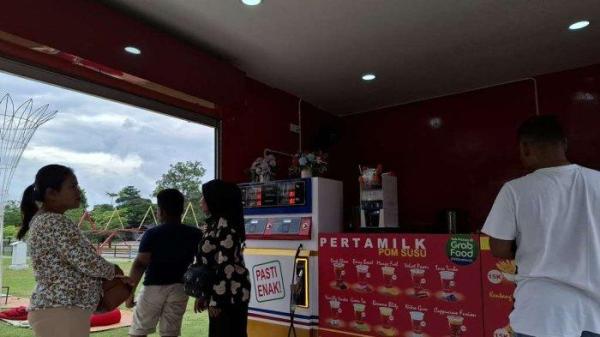 Gerai susu di Batam mirip SPBU mini Pertamina slvsnd