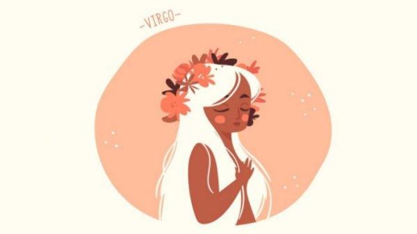 Ilustrasi simbol zodiak Virgo.