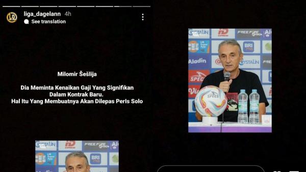 Rumor hengkangnya Milomir Seslija dari Persis Solo dikarenakan faktor tak tercapainya kesepakatan gaji antara kedua belah pihak.