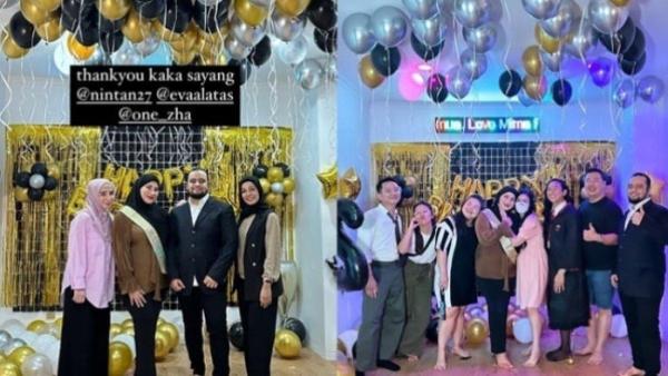 Inilah momen ulang tahun ke-32 Tasya Farasya dan Tasyi Athasyia yang dirayakan terpisah, siapa yang lebih meriah?