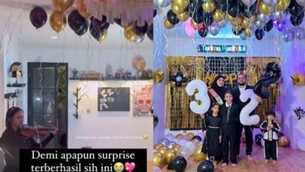 Inilah momen ulang tahun ke-32 Tasya Farasya dan Tasyi Athasyia yang dirayakan terpisah, siapa yang lebih meriah?