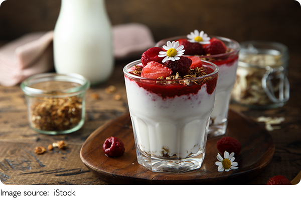 Frucht-Haferflocken-Joghurt