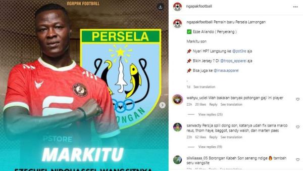Ezechiel Ndouassel santer masuk ke dalam lis belanja Persela Lamongan.