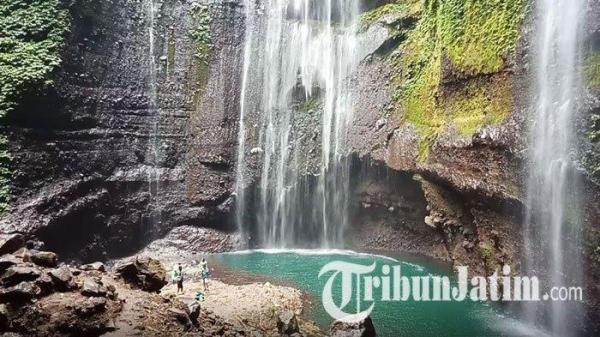 Air Terjun Madakaripura, tempat wisata di Probolinggo, Jawa Timur, Sabtu (7/9/2019).