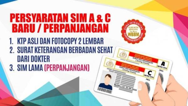 Syarat buat SIM baru dan perpanjangan SIM di Polrestro Bekasi Kota