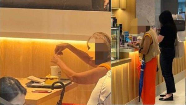 Kolase foto momen Pengemis Kepergok Foya-foya Usai Dapat Rp 50 Ribu.