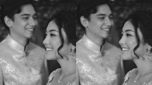 Senyum bahagia Canti Tachril dan Adipati Dolken