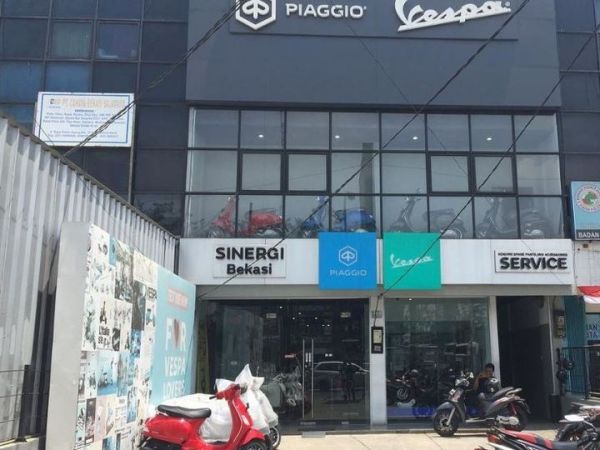 Dealer dan bengkel resmi Vespa Piaggio Sinergi Bekasi