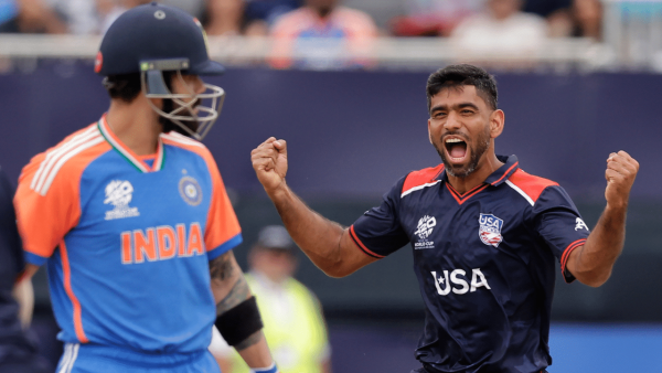 Why is Saurabh Netravalkar cursing himself despite dismissing Virat Kohli and Rohit Sharma?