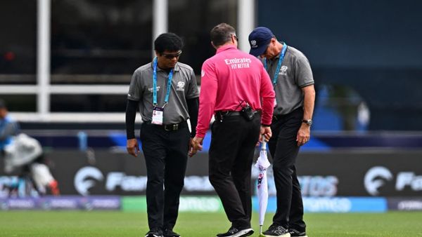 USA vs IRE: Amazing carelessness in Ireland-America match, 2 people washed their hands near the pitch on wet ground