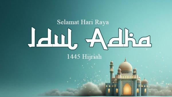 Poster Gambar Ucapan Idul Adha 2024/1445H