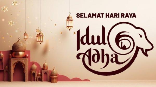 Poster Gambar Ucapan Idul Adha 2024/1445H