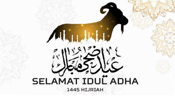 Poster Gambar Ucapan Idul Adha 2024/1445H