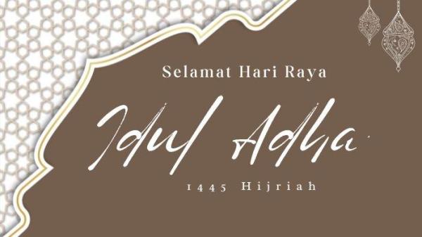 Poster Gambar Ucapan Idul Adha 2024/1445H