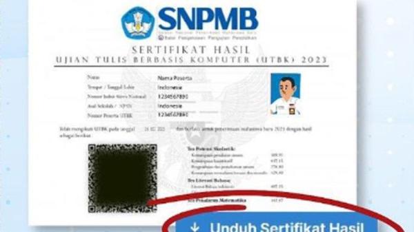 Simak cara unduh sertifikat UTBK 2024