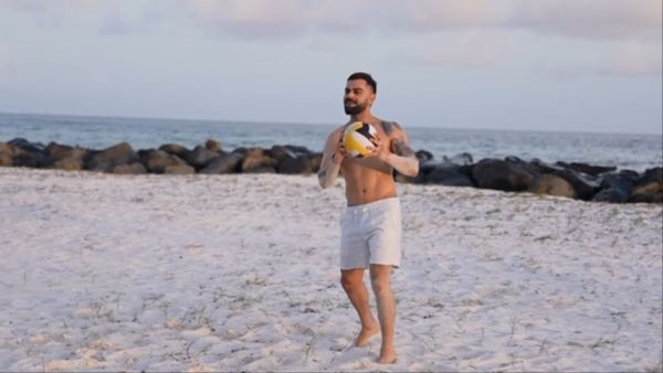 VIDEO: Team India players went shirtless, played this game on the beach in Barbados, what is this in the middle of T20 World Cup?