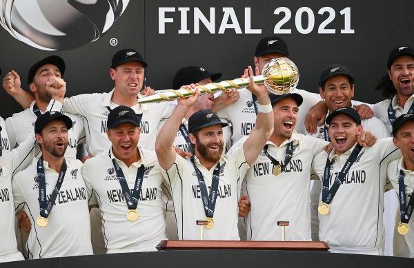 Ecstasy: Kane Williamson led New Zealand to its first major trophy, beating India to win the World Test Championship. Ecstasy: Kane Williamson led New Zealand to its first major trophy, beating India to win the World Test Championship.