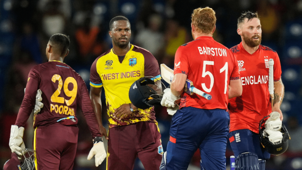 West Indies did not score a single run in 51 balls against England, a shameful record in T20 World Cup