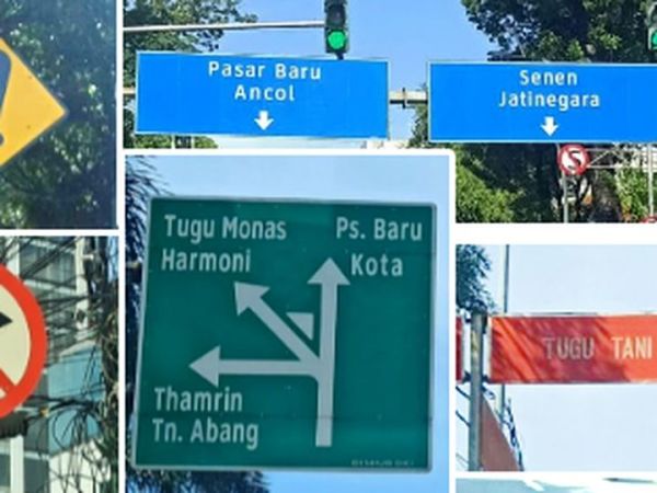 Arti warna rambu lalu lintas