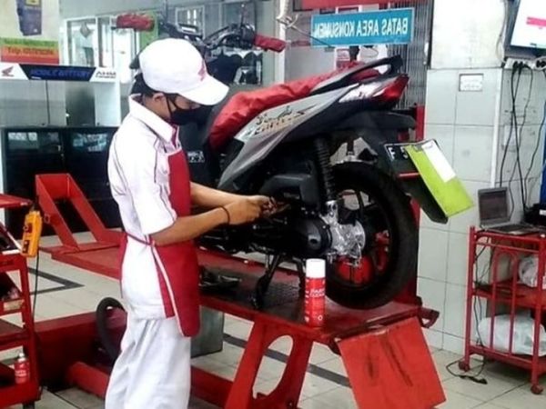 Belum semua bengkel resmi Honda ada Layanan Cek Rangka (LCR) khusus motor matic rangka eSAF.