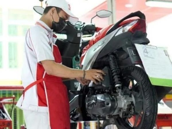 Ilustrasi pengecekan rangka eSAF Honda.