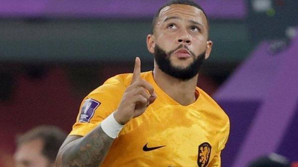 Memphis Depay saat memperkuat Timnas Belanda. (Instagram / @fifaworldcup)