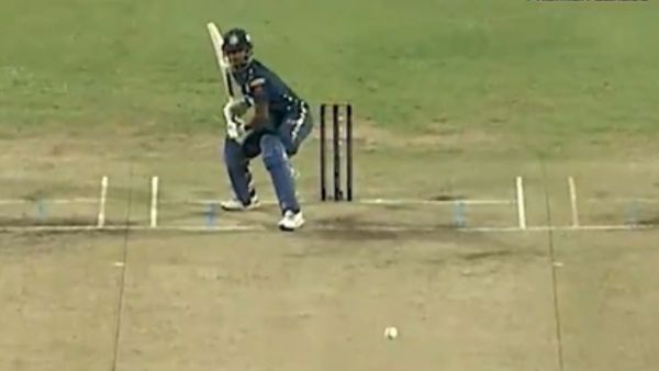 Is this batting or a joke, who gets out like this? Many questions will arise after watching this video