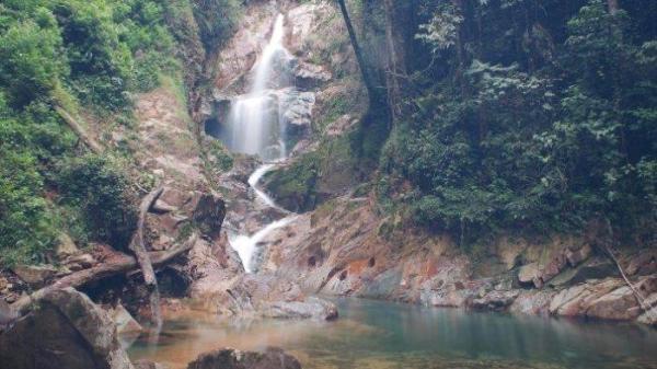 Lokasi air terjun Simempar di Desa Simempar, Kecamatan Gunung Meriah, Kabupaten Deliserdang