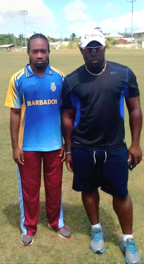 Winn with young Aaron Jones (l) in April 2012. Winn with young Aaron Jones (l) in April 2012.
