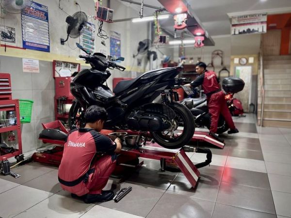 Segini biaya servis berkala motor matic Yamaha di bengkel resmi.