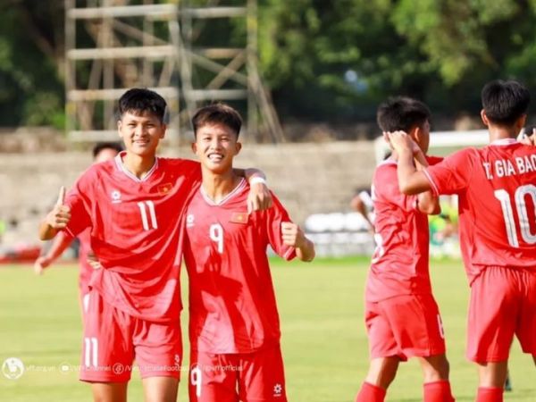 Timnas U-16 Vietnam memetik kemenangan 15-0 atas Brunei di laga perdana ASEAN Cup U-16 2024.